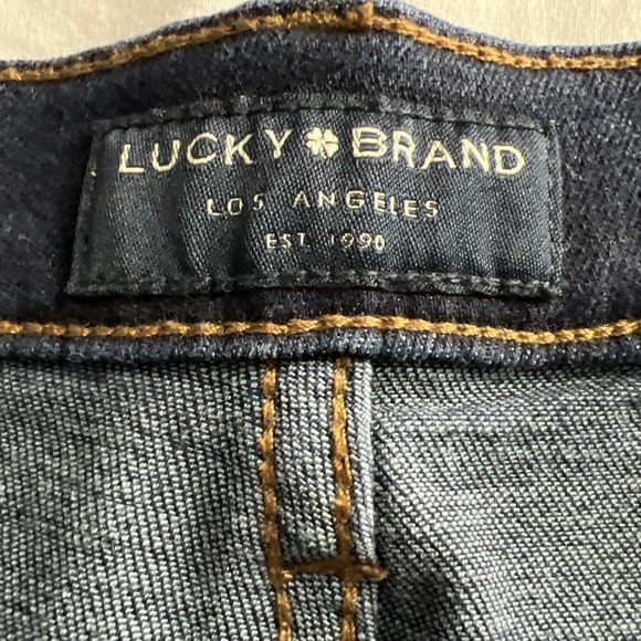 Lucky Brand Mens 223 Straight Leg Jeans Size W36 L32 Stretch Dark Blue Denim D12 - Picture 3 of 16